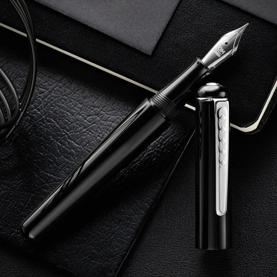 Tom Hessin Charles Fountain Pen - Birmingham Noir