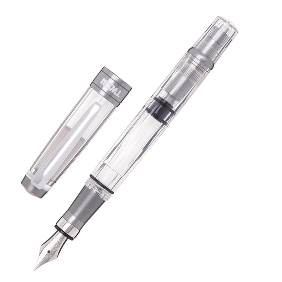 TWSBI Diamond 580ALR Fountain Pen - Nickel Gray