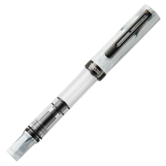 TWSBI ECO Fountain Pen - Carrara w/ Onyx Trim