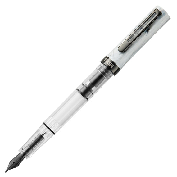 TWSBI ECO Fountain Pen - Carrara w/ Onyx Trim