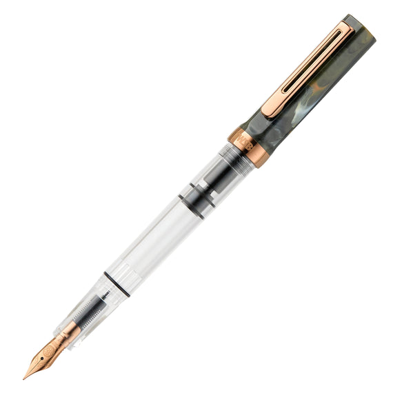 TWSBI ECO Fountain Pen - Serpentine w/ Bronze Trim