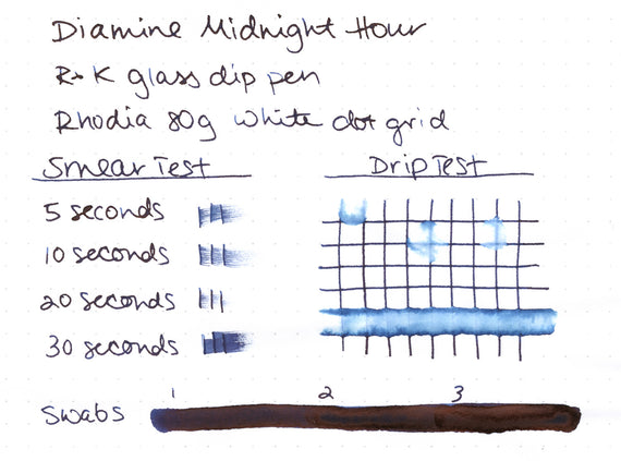 Diamine Midnight Hour fountain pen ink